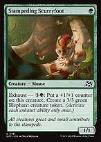 Stampeding Scurryfoot (DFT-181) - common - Foil