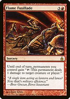 Flame Fusillade (RAV-123) - rare - Foil