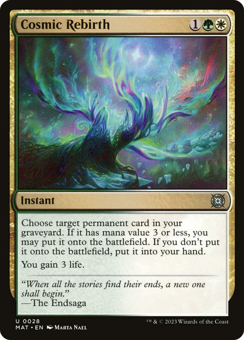Cosmic Rebirth (MAT-028) - uncommon
