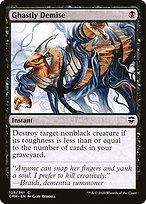 Ghastly Demise (CMR-129) - common - Foil