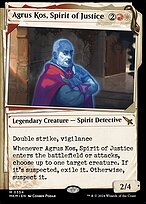 Agrus Kos, Spirit of Justice (MKM-354) - mythic: (Showcase) - Foil