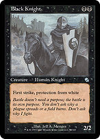 Black Knight (ME1-060) - uncommon - Foil