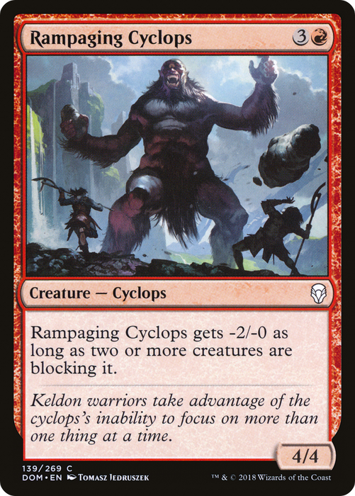 Rampaging Cyclops (DOM-139) - common - Foil