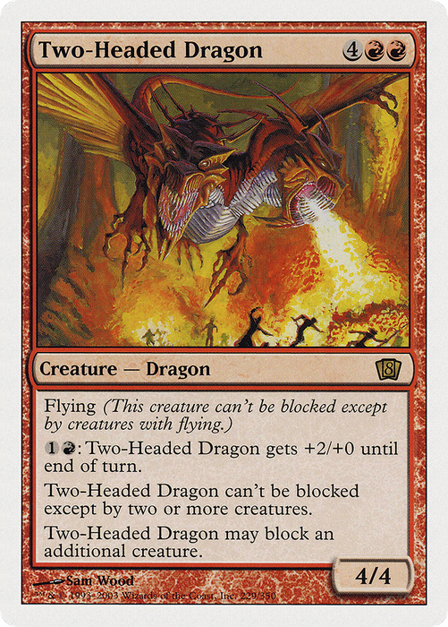 Two-Headed Dragon (8ED-229) - rare
