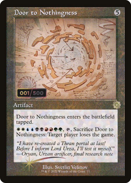 Door to Nothingness (BRR-77Z) - rare - Foil