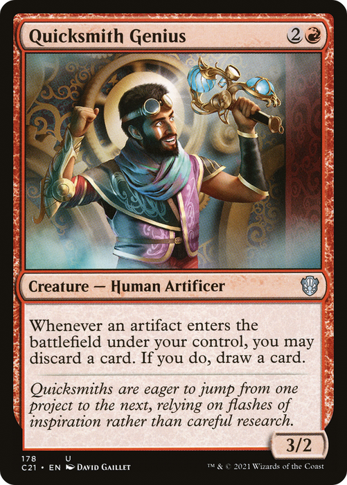 Quicksmith Genius (C21-178) - uncommon