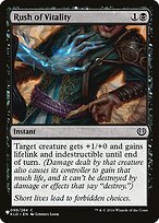 Rush of Vitality (LIST-KLD-99) - common