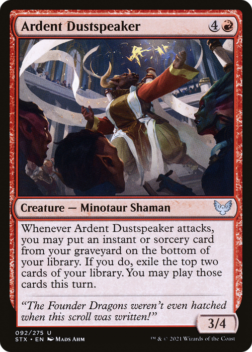 Ardent Dustspeaker (STX-092) - uncommon - Foil