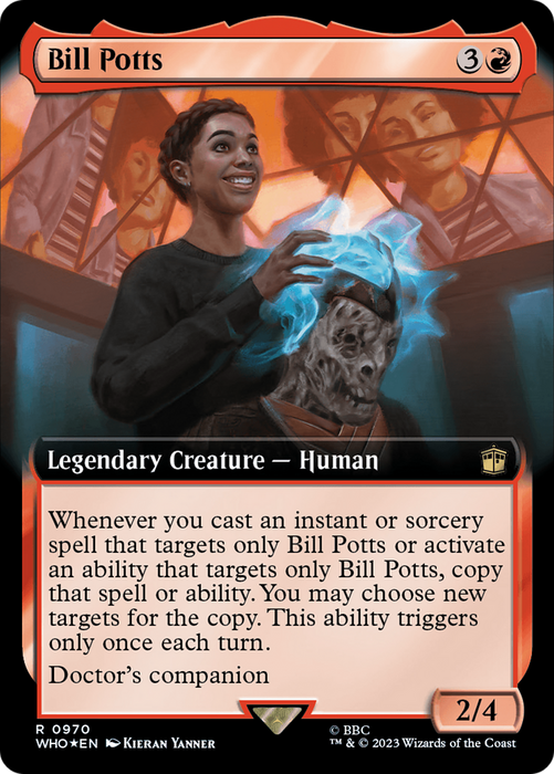 Bill Potts (WHO-970) - rare: (Extended Art) - Foil