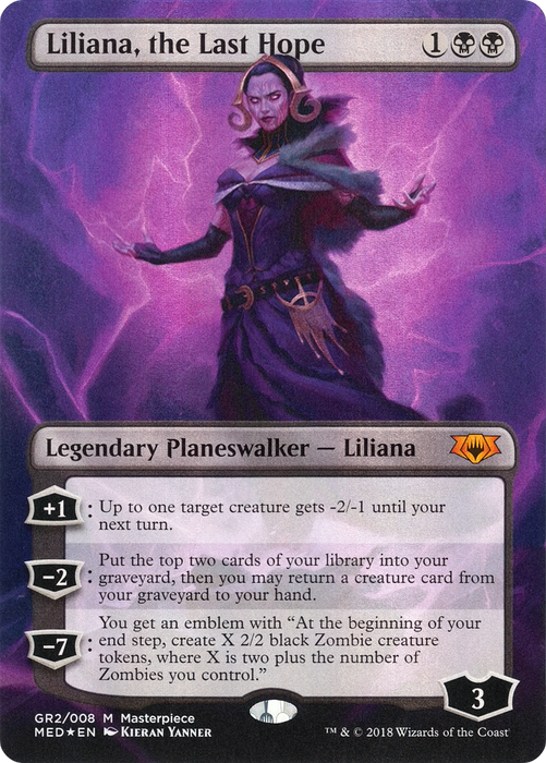 Liliana, the Last Hope (MED-GR2) - mythic (Borderless) - Foil