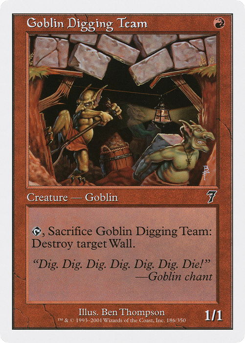 Goblin Digging Team (7ED-186) - common