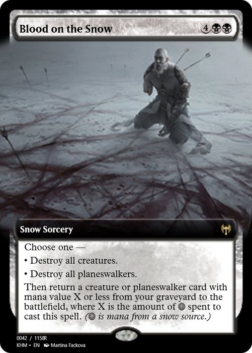 Blood on the Snow (PRM-88284) - rare: (snow) - Foil