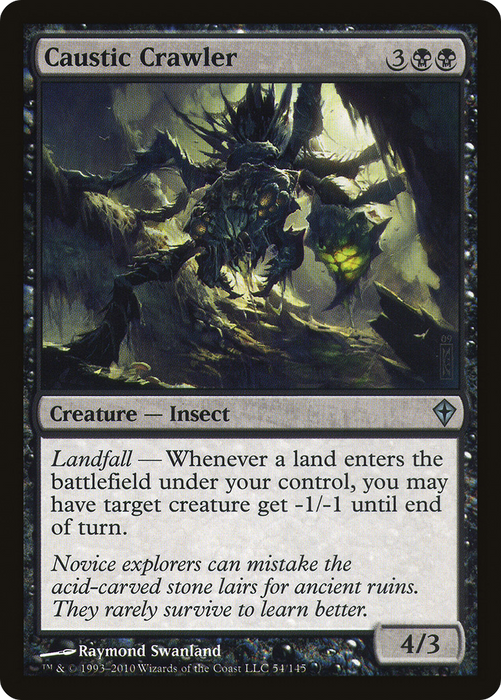 Caustic Crawler (WWK-054) - uncommon - Foil