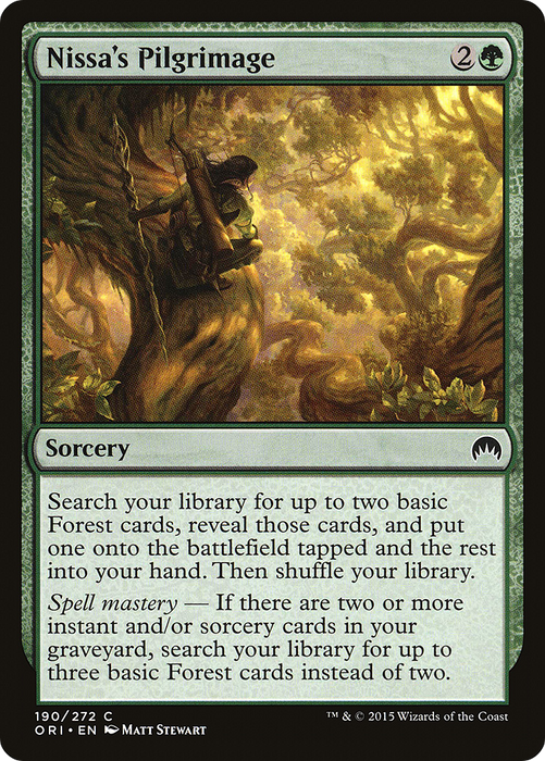Nissa's Pilgrimage (ORI-190) - common