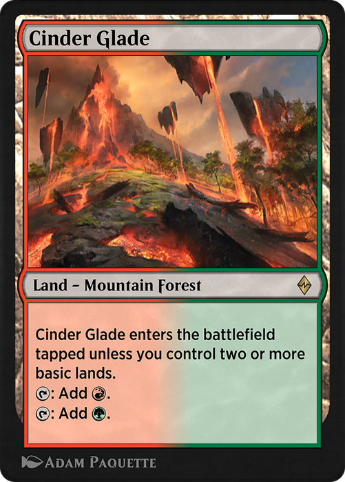 Cinder Glade (EA3-021) - rare