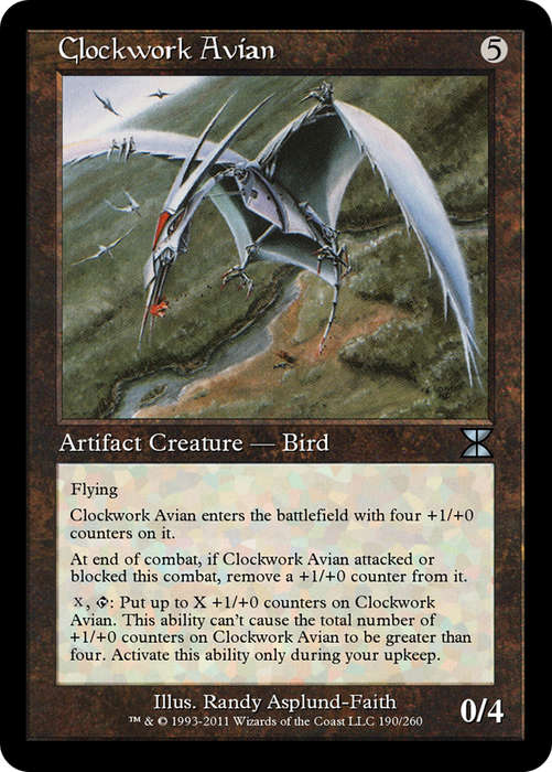 Clockwork Avian (ME4-190) - uncommon - Foil