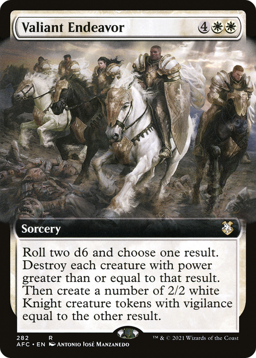 Valiant Endeavor (AFC-282) - rare: (Extended Art)