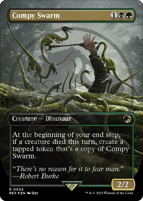Compy Swarm (REX-034) - rare (Borderless) - Foil