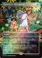 Swords to Plowshares (SLD-1627★) - rare (Borderless) - Foil