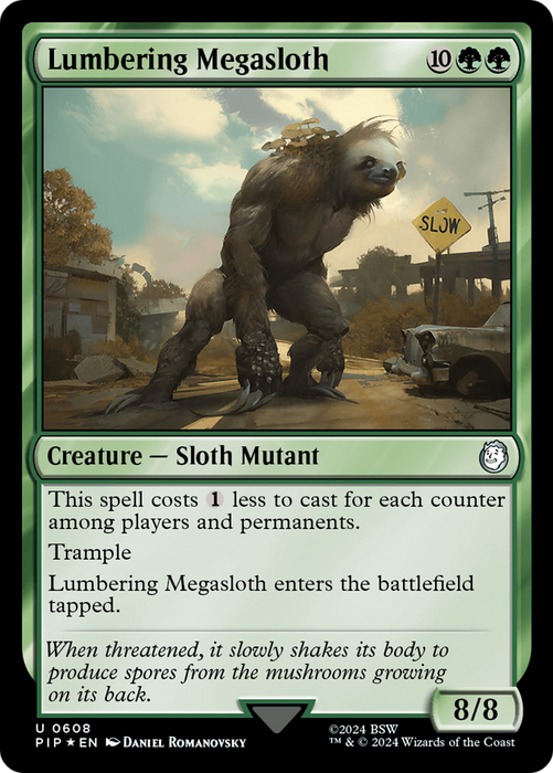 Lumbering Megasloth (PIP-608) - uncommon - Foil