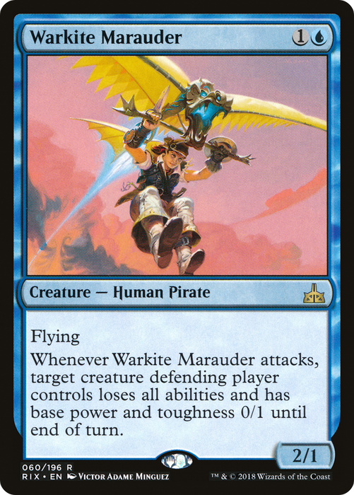 Warkite Marauder (RIX-060) - rare - Foil