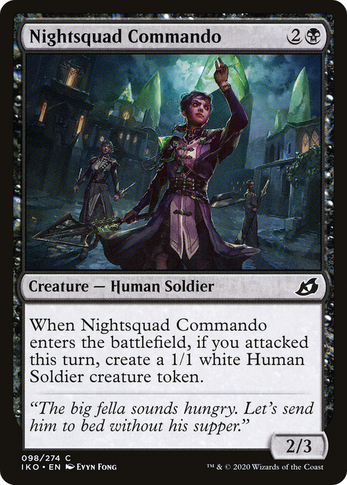 Nightsquad Commando (IKO-098) - common - Foil