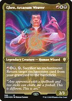 Ghen, Arcanum Weaver (CMR-595) - rare - Etched Foil
