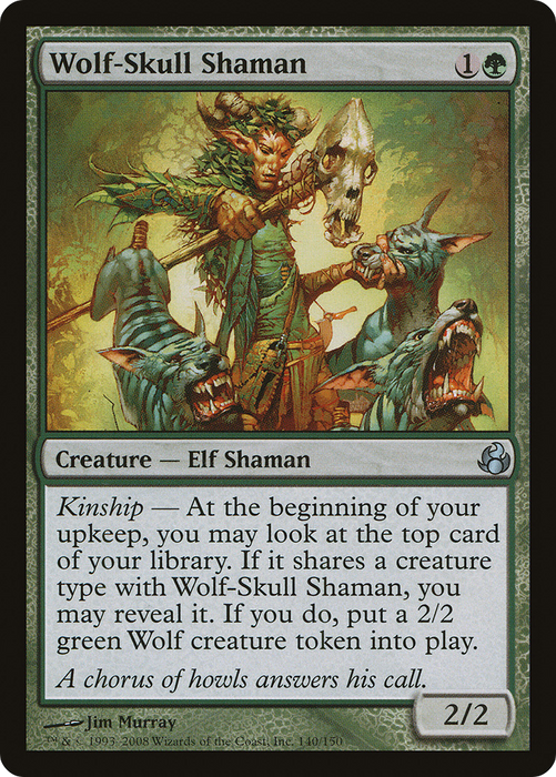 Wolf-Skull Shaman (MOR-140) - uncommon