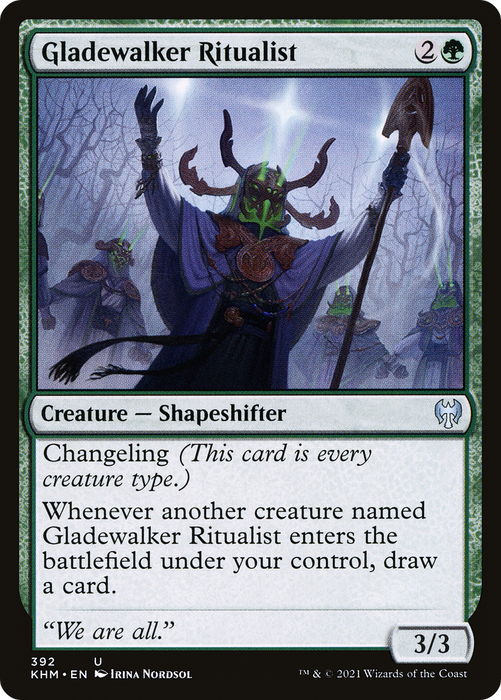 Gladewalker Ritualist (KHM-392) - uncommon