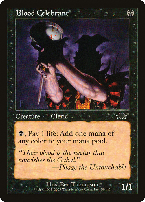 Blood Celebrant (LGN-061) - common - Foil