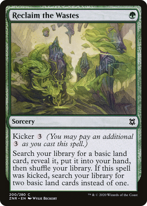 Reclaim the Wastes (ZNR-200) - common - Foil