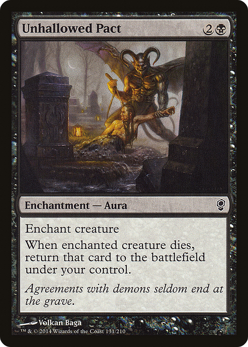 Unhallowed Pact (CNS-131) - common - Foil