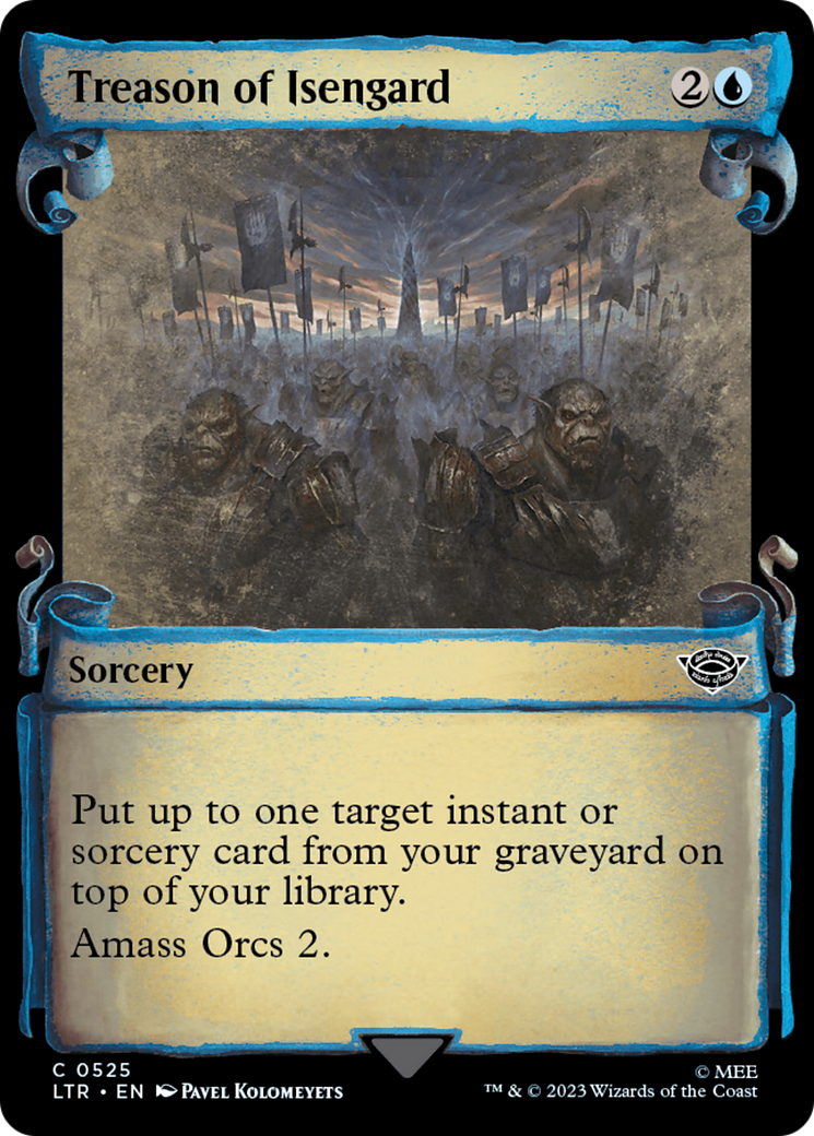 Treason of Isengard (LTR-525) - common: (Showcase) - Foil