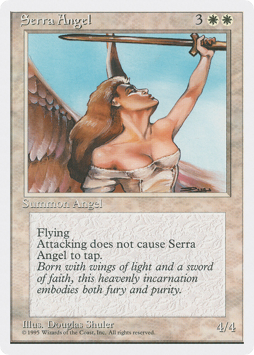 Serra Angel (4ED-050) - uncommon