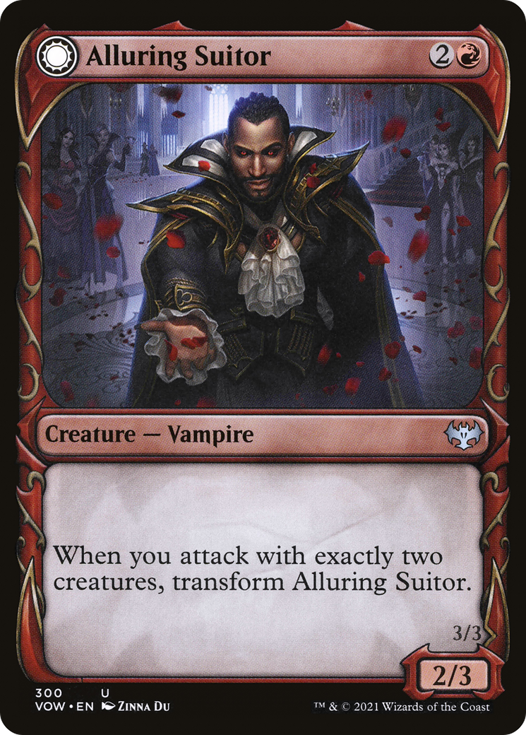 Alluring Suitor // Deadly Dancer (VOW-300) - uncommon: (Showcase, Double Faced Transform) - Foil