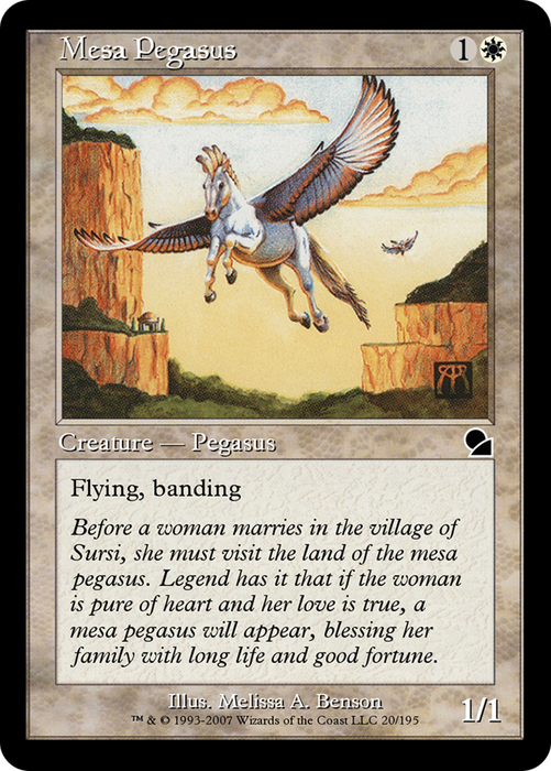 Mesa Pegasus (ME1-020) - common - Foil