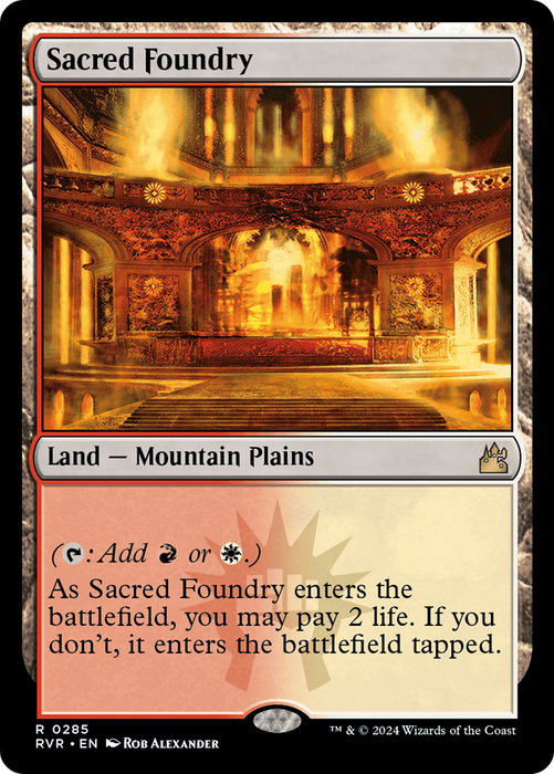 Sacred Foundry (RVR-285) - rare - Foil