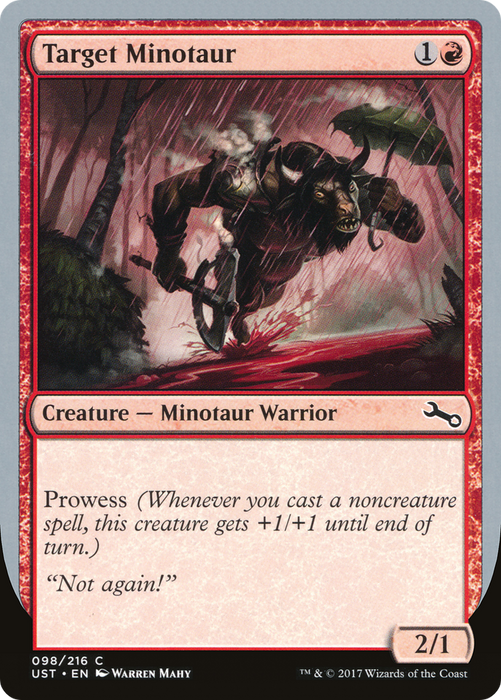 Target Minotaur (UST-98B) - common - Foil