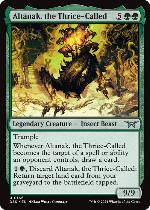 Altanak, the Thrice-Called (DSK-166) - uncommon - Foil