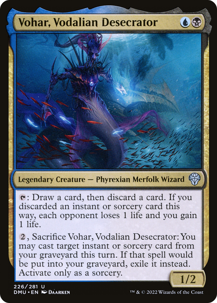 Vohar, Vodalian Desecrator (DMU-226) - uncommon - Foil