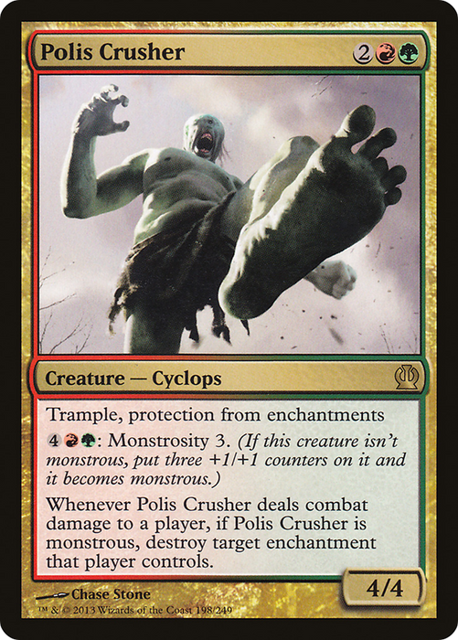 Polis Crusher (THS-198) - rare - Foil