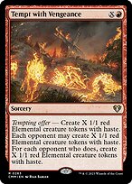 Tempt with Vengeance (CMM-263) - rare: (Extended Art) - Foil