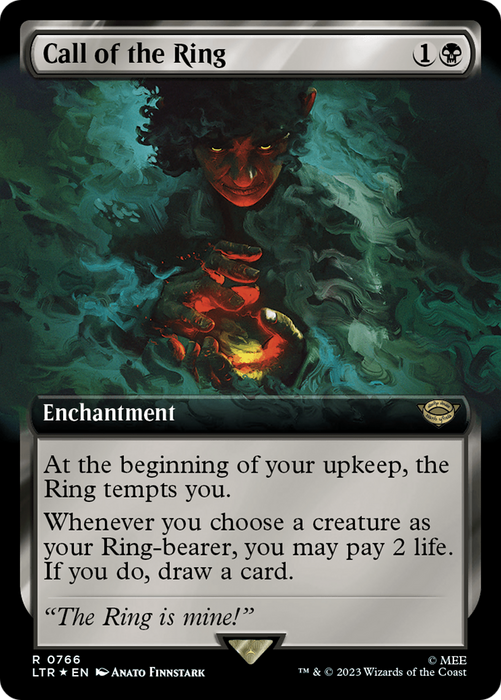 Call of the Ring (LTR-766) - rare: (Extended Art) - Foil