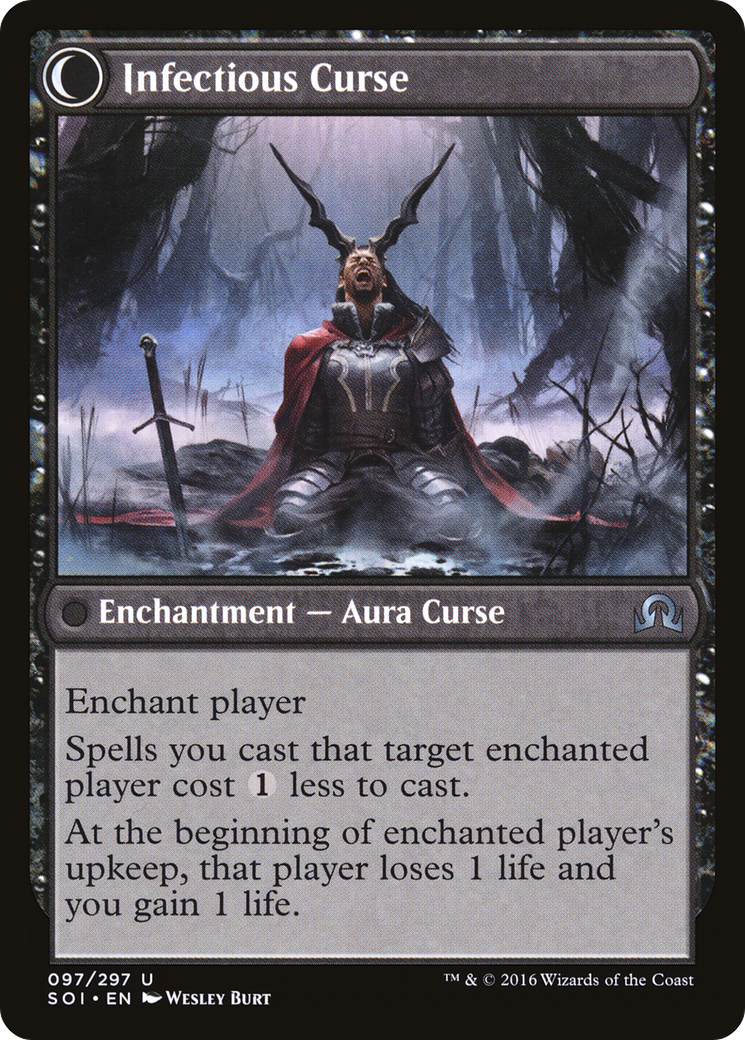 Accursed Witch // Infectious Curse (SOI-097) - uncommon: (Double Faced Transform)