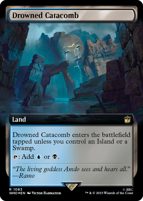 Drowned Catacomb (WHO-1083) - rare: (Extended Art) - Foil