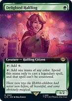 Delighted Halfling (LTR-363) - rare: (Extended Art)