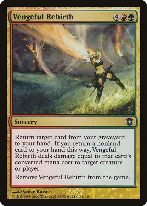 Vengeful Rebirth (ARB-062) - uncommon - Foil