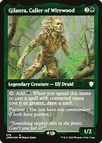 Gilanra, Caller of Wirewood (CMR-578) - uncommon - Etched Foil