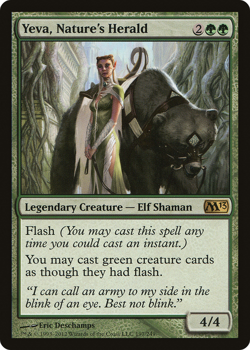 Yeva, Nature's Herald (M13-197) - rare - Foil