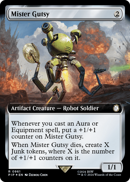 Mister Gutsy (PIP-961) - rare: (Extended Art) - Foil